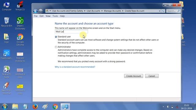 how to create a new user account in windows 7 смотреть онлайн