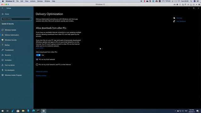 Windows 10 Delivery Optimization смотреть онлайн