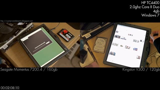 Kingston V300 in a HP TC4400 смотреть онлайн
