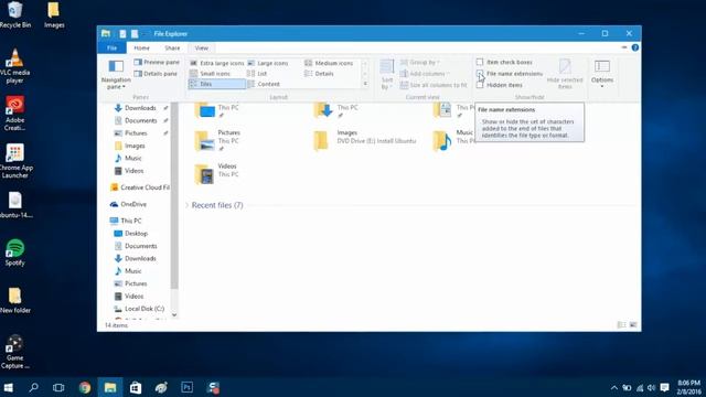 Windows 10 - Show File Extensions смотреть онлайн