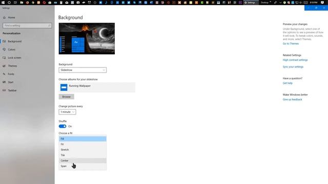 How to custom or change wallpaper for windows 10 and for beginner user смотреть онлайн