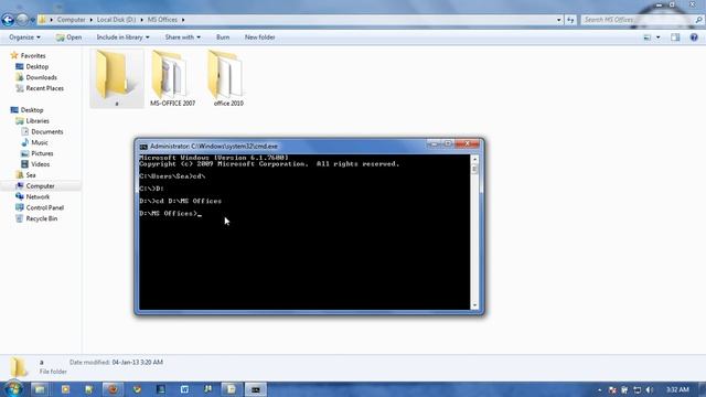 how to Hide any folder with cmd in window 7 смотреть онлайн