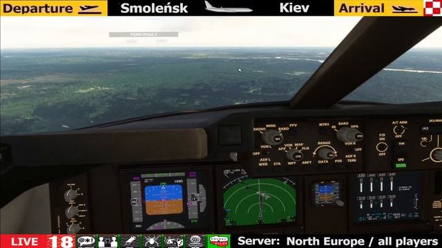 ✅#99 MSFS 2020 MULTIPLAYER 🔥Real Pilot skill 🛫 Smoleńsk ✈ Kiev🛬 Boeing 747 ATLAS AIR ✈️ LIVE 🔴 смотреть онлайн