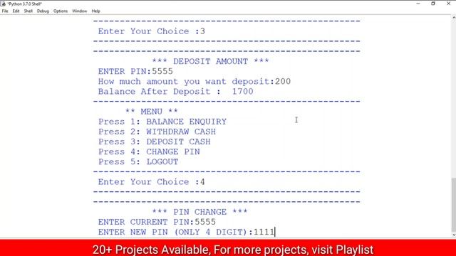 atm machine management system project in python । ATM management system project in python смотреть онлайн