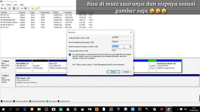 Hdd wd my passport 2 TB model baru tipis kecil dan cara mempartisinya tanpa software tambahan. смотреть онлайн