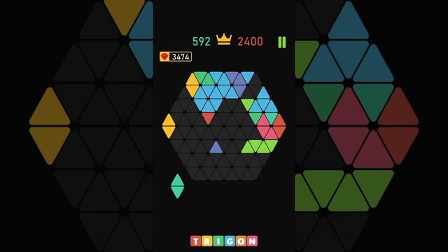 TRIGON triangle block puzzle смотреть онлайн