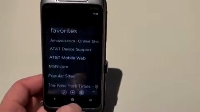 Windows Phone 7 Browser смотреть онлайн