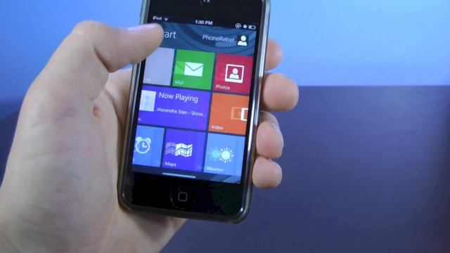 Windows 8 Metro UI on iPhone & iPod Touch - Metroon Theme for iOS 5.1.1/5.1/5.0.1/5.0 смотреть онлайн