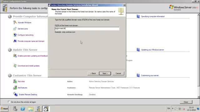 Windows Server 2008 R2 Domain, DNS og DHCP Konfiguration смотреть онлайн