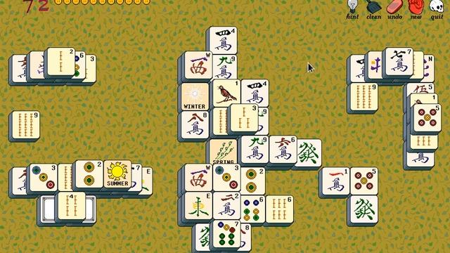xmahjongg: Mahjong Solitaire for X Windows (1988) смотреть онлайн