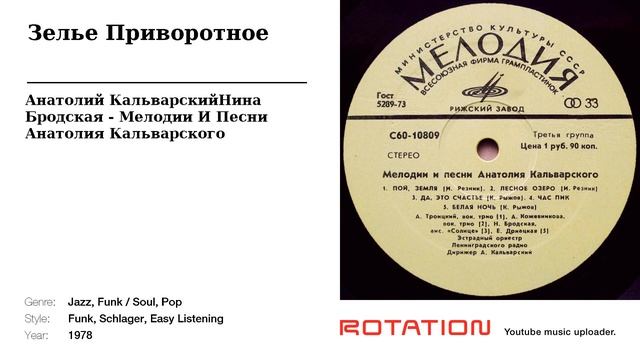 Анатолий КальварскийНина Бродская - Зелье Приворотное смотреть онлайн