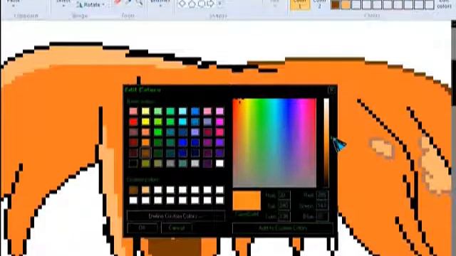 drawing 2D etou kanami( tojino miko ) in windows paint смотреть онлайн