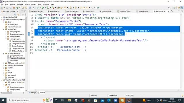 WebDriver TestNG Parameters DependsOnMethods AlwaysRun JULY20220715 смотреть онлайн