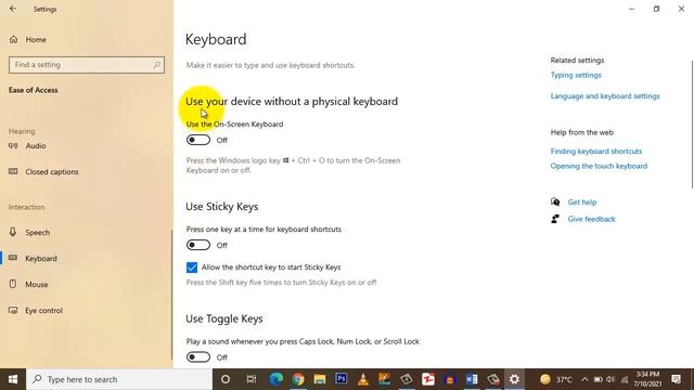How to Open Virtual Keyboard in Windows 10 | Use Virtual Keyboard Windows 10 on Laptop Urdu |Hindi смотреть онлайн