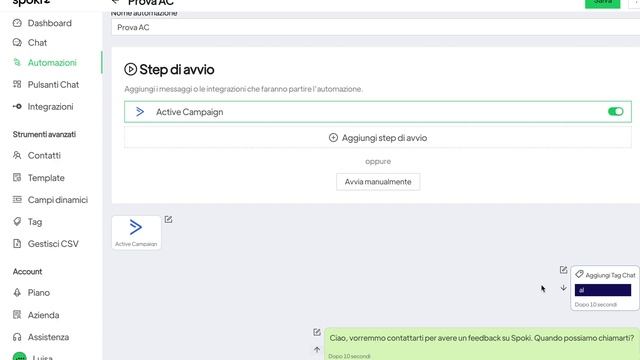 Come inviare un messaggio Spoki nelle automazioni Active Campaign смотреть онлайн