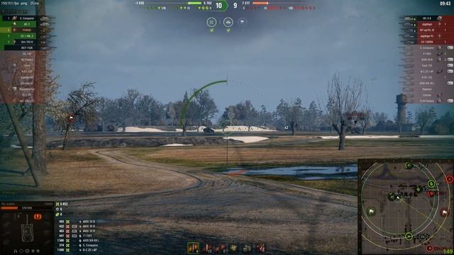 FV4005 STAGE II Полный бой на карте Студзянки.