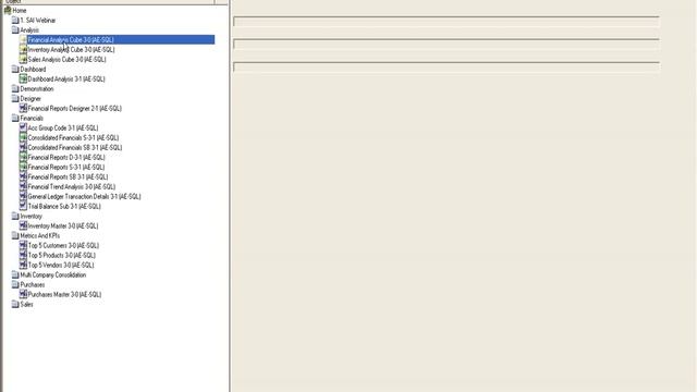 Sage BI 001 Demo Overview смотреть онлайн
