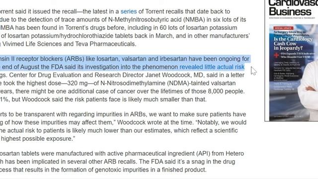Lorsatan Recall  | Lorsatan Recall 2019 | Lorsatan Recall FDA | Lorsatan Recall Cancer