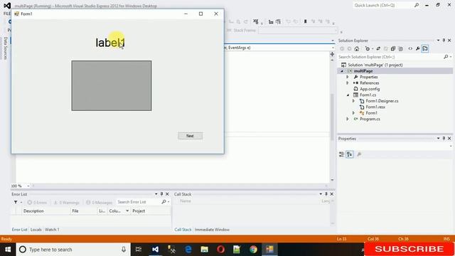 Multiple Pages on the Form in c# [Using Panels] смотреть онлайн