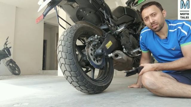 Portable Jack for Motorcycles | No Centre Stand | Lube Chain Fast | Touring Essesntials смотреть онлайн