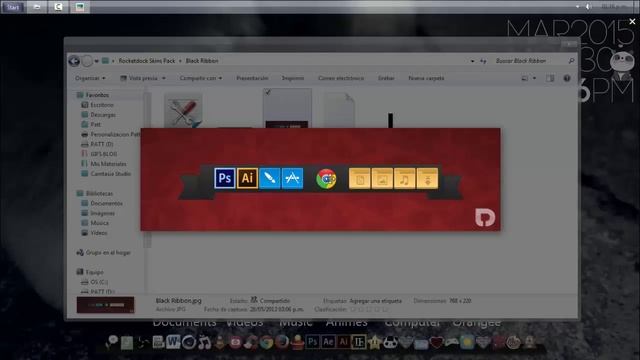 Skins para Rocketdock || Personalización || Windows 7, 8 & 10 смотреть онлайн