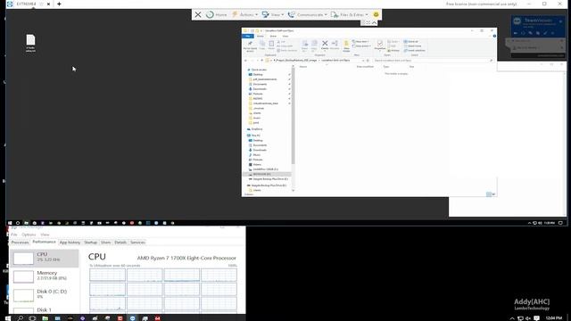 Ryzen Workstation Teamviewer remote in and Paragon Backup total system смотреть онлайн