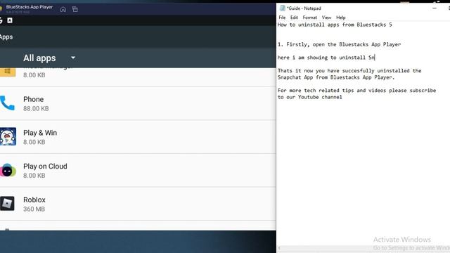 How to Unistall Apps from Bluestacks 5 App Player смотреть онлайн