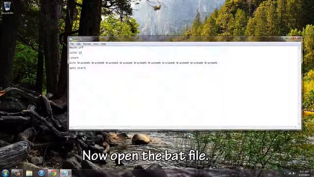 Matrix Effect Using Notepad and CMD bat смотреть онлайн