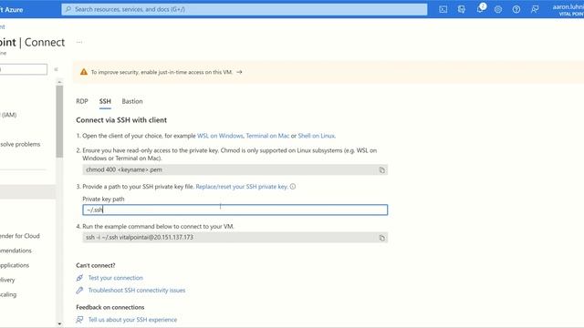 SSH Connection to VM смотреть онлайн