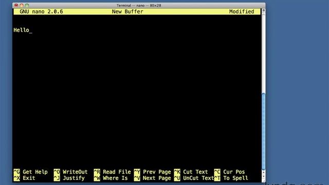 0303 Unix text editors смотреть онлайн