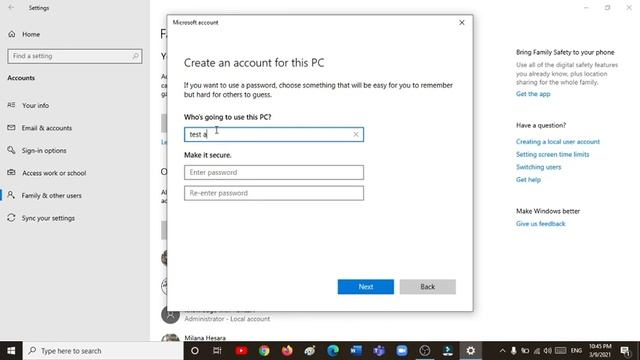 how to create new user in windows 10 смотреть онлайн
