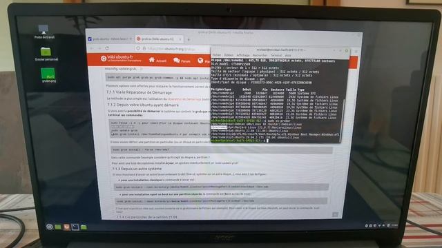Gestion bios UEFI et Grub part 2 смотреть онлайн