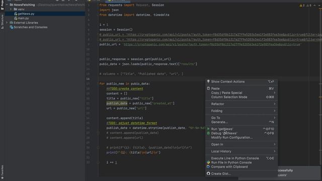 New Fetching with Python смотреть онлайн