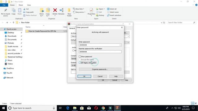 [FIX] - Creating Password for ZIP-file - Latest Method 2019 - New Tech смотреть онлайн
