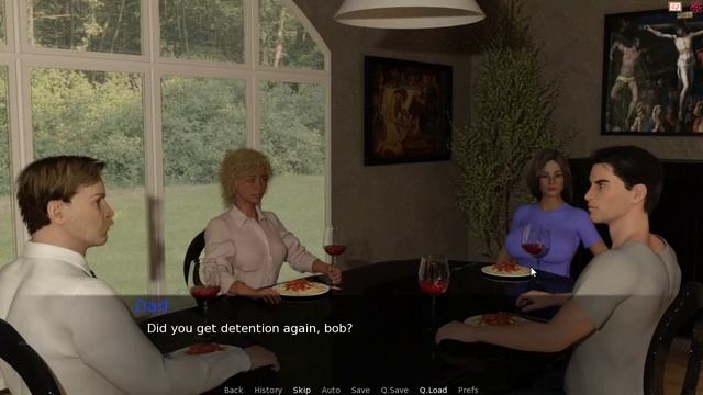 BLACKMAILING THE FAMILY ADULT 3D GAME, Lets Play First Minutes, Chapter.1