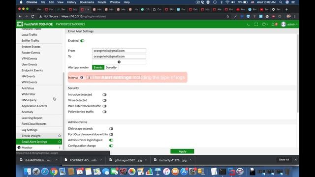 firewall training for beginners - How To get Email alerts !!! смотреть онлайн
