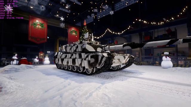 Armored Warfare СНЕГОВИКИ В АНГАРЕ !!! смотреть онлайн