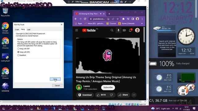 Among Us Theme Song has HFTD BSOD VM (Windows 10 1511) смотреть онлайн