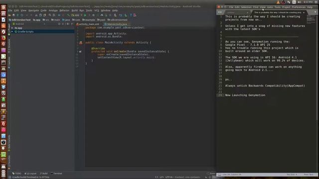Using Proper SDK Version and Launching Genymotion Emulator смотреть онлайн