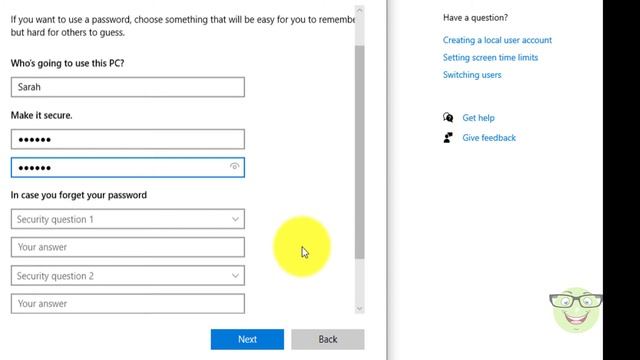 Create windows user account смотреть онлайн