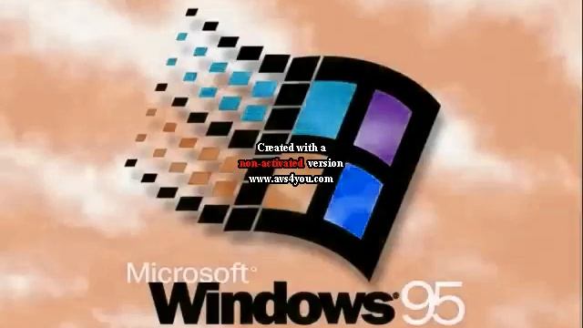 Windows 95 Logo in Invert Color смотреть онлайн