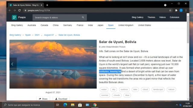 Salar de Uyuni, Bolivia (No tour) (Microsoft Bing wallpaper) смотреть онлайн