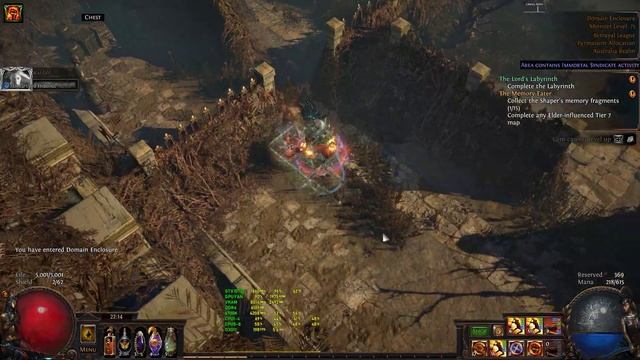 Path of Exile v3.5.1- First Eternal Lab Run(Ngamahu Cyclone) - 1440p смотреть онлайн