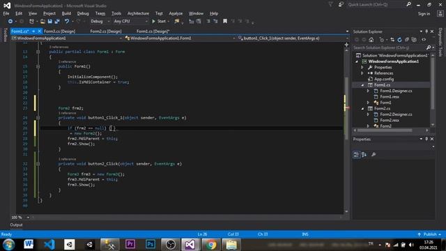 C# Form İçinde Form Açma || Open new forms in C# смотреть онлайн