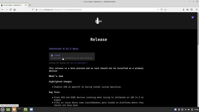 Run Checkra1n 0.12.4 On Linux Mint - Checkrain Jailbreak iOS 12.5.5 ~ iOS 15.7 (2022) смотреть онлайн