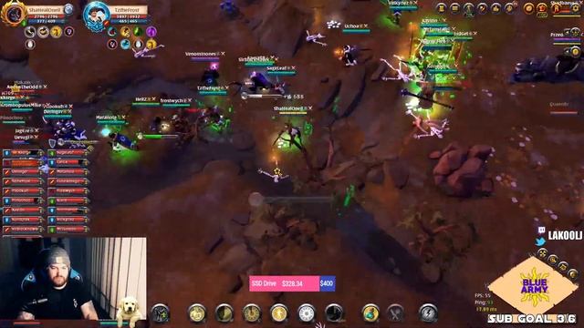 Albion Online - Big Fights WITH COMS (Healer POV) смотреть онлайн