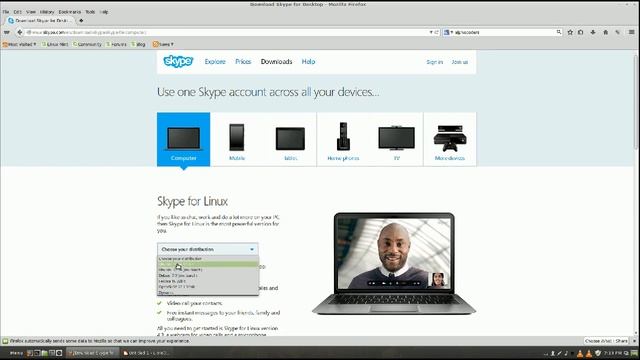 Fixing skype on linux Mint/ubuntu (Skype can't connect) смотреть онлайн
