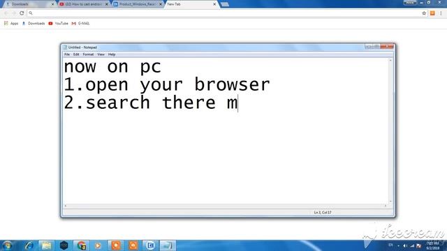HOW TO CAST ANDROID SCREEN TO PC SCRENN WINDOWS 7 смотреть онлайн