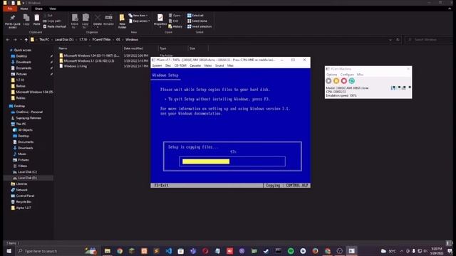 How to Install Windows 3.1 in PCem смотреть онлайн