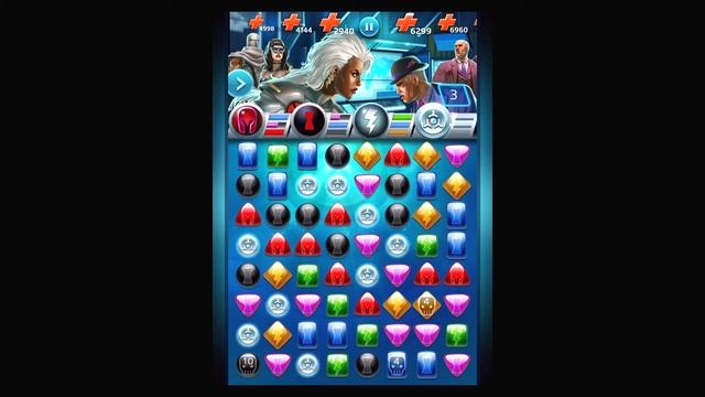 Marvel Puzzle Quest best 2 star team смотреть онлайн